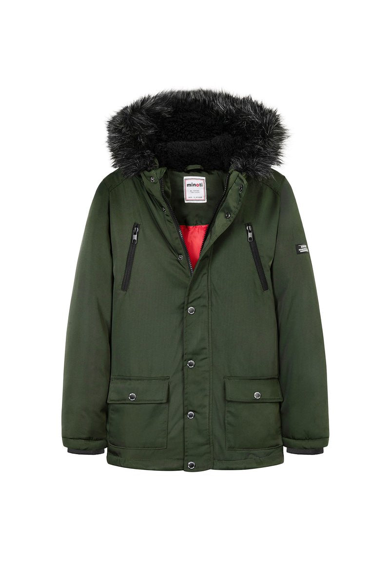 PARKA WITH FUR TRIM HOOD Media 1
