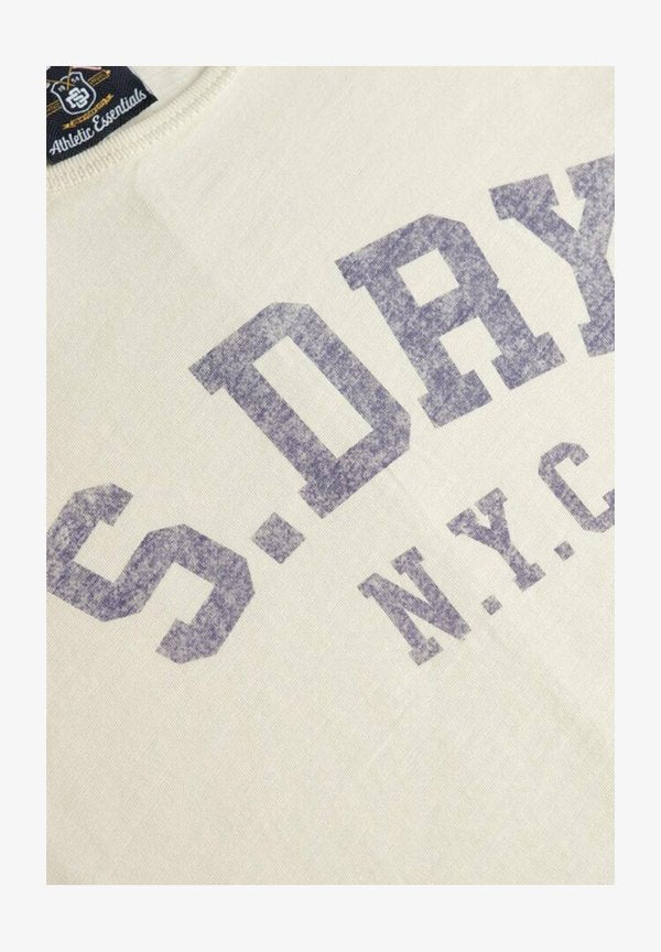 Superdry & Co Print T-shirt - off white