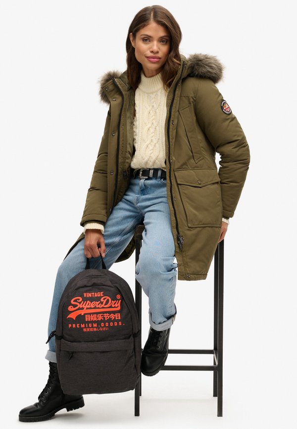 Superdry & Co HERITAGE MONTANA - Rucksack - grey marl