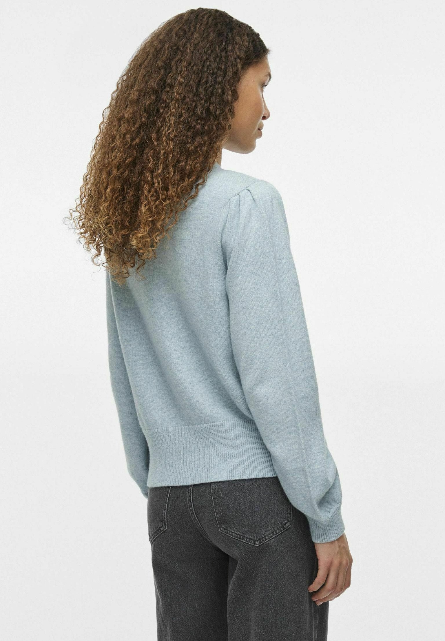 VILA VIRIL TURTLE-NK BALLOON L/S TOP - NOOS