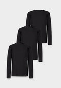Tommy Hilfiger TEE PREMIUM ESSENTIALS 3 PACK - Pyjama top - black