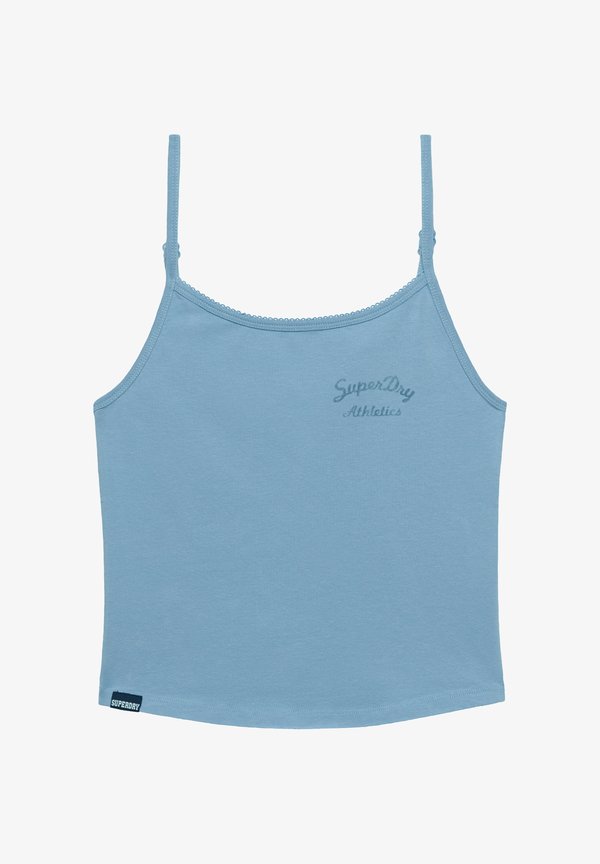 Superdry & Co ATHLETICS ESSENTIALS CAMI  - Top - tidal blue