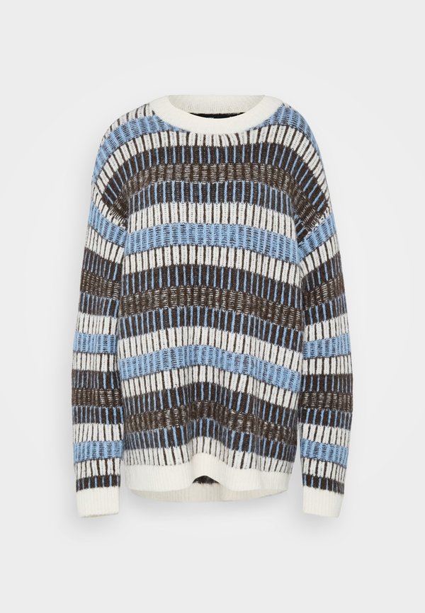 Vero Moda Tall VMTIFFANY O NECK  - Jumper - birch/chocolate torte/allure