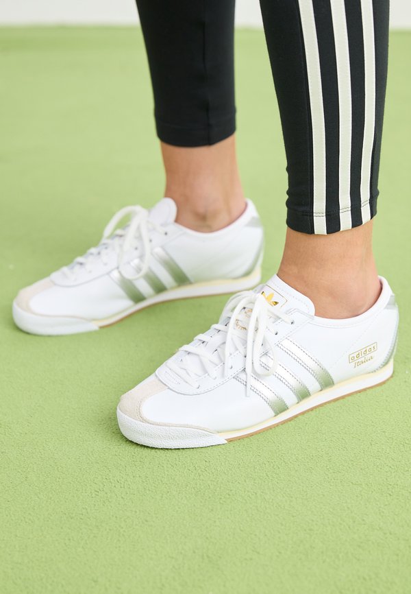 adidas Originals ITALIA 70S - Trainers - white/silver-coloured/cream white
