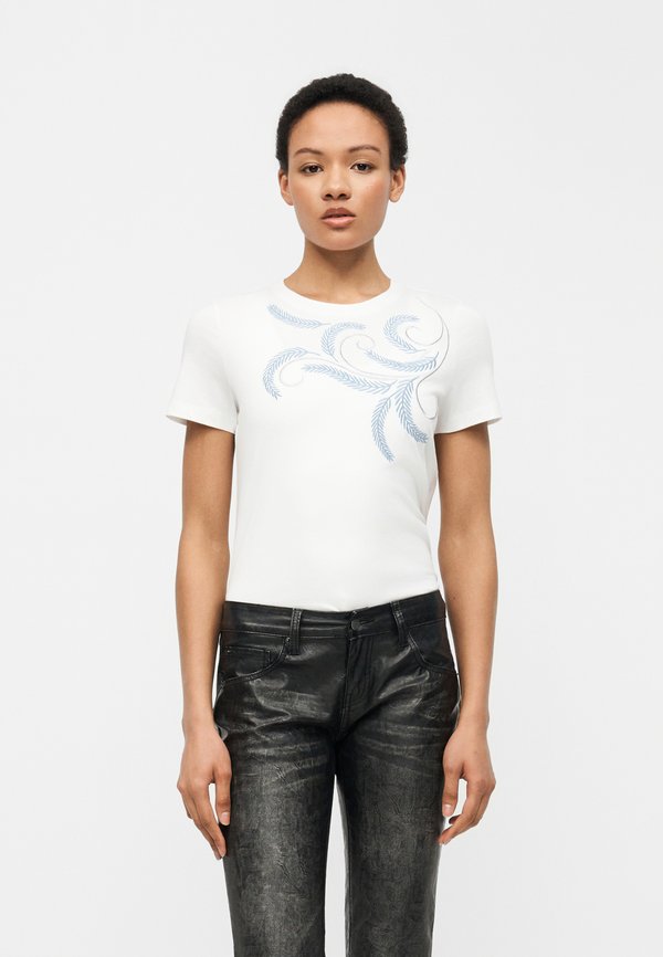 Vero Moda VMGLOW FRANCIS  - Print T-shirt - snow white