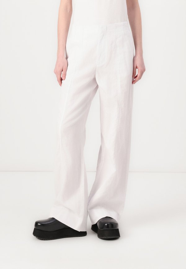 Calvin Klein Jeans SOFT PANT - Trousers - brilliant white