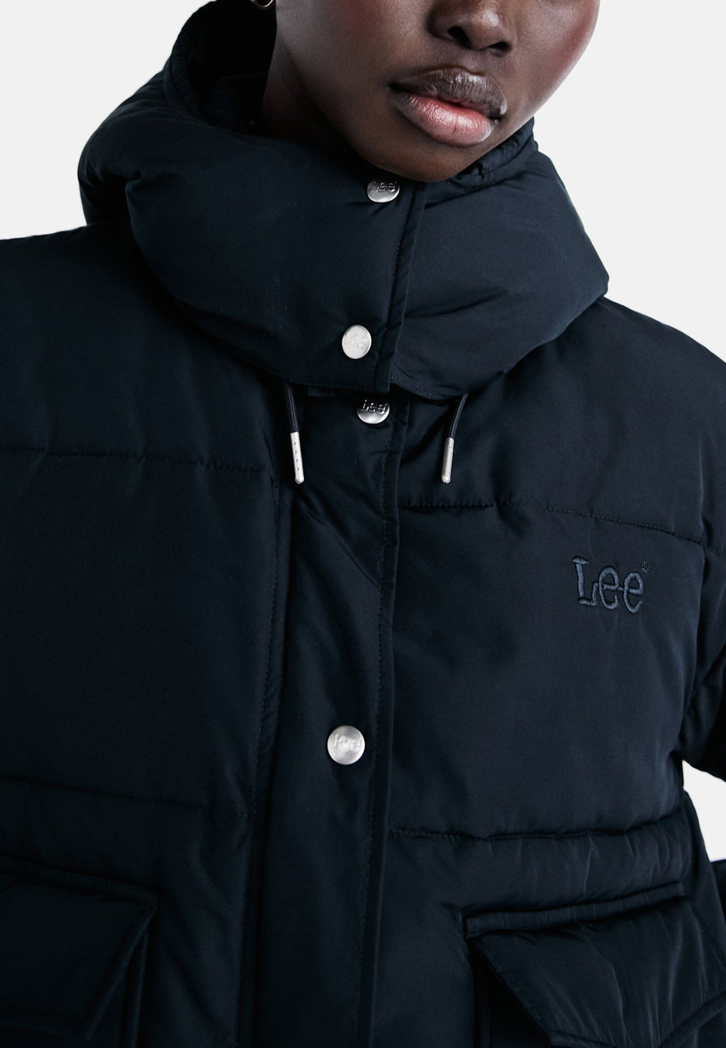 Lee HOODED SHORT PUFFER