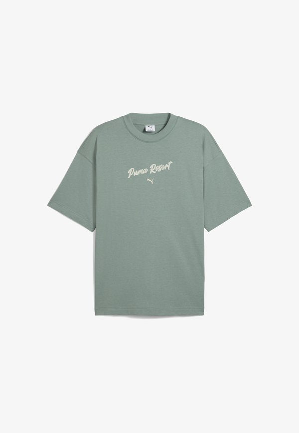 Puma GRAPHIC UNISEX - Print T-shirt - green moon