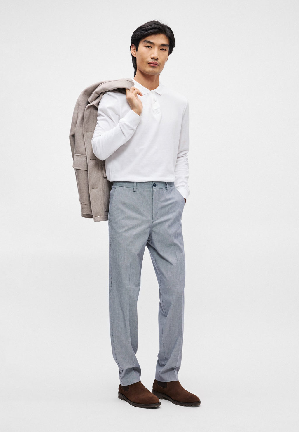 MINI HOUNDSTOOTH FORMAL PANTS Media 6