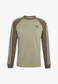 adidas Originals TEE - Long sleeved top - silver pebble   branch