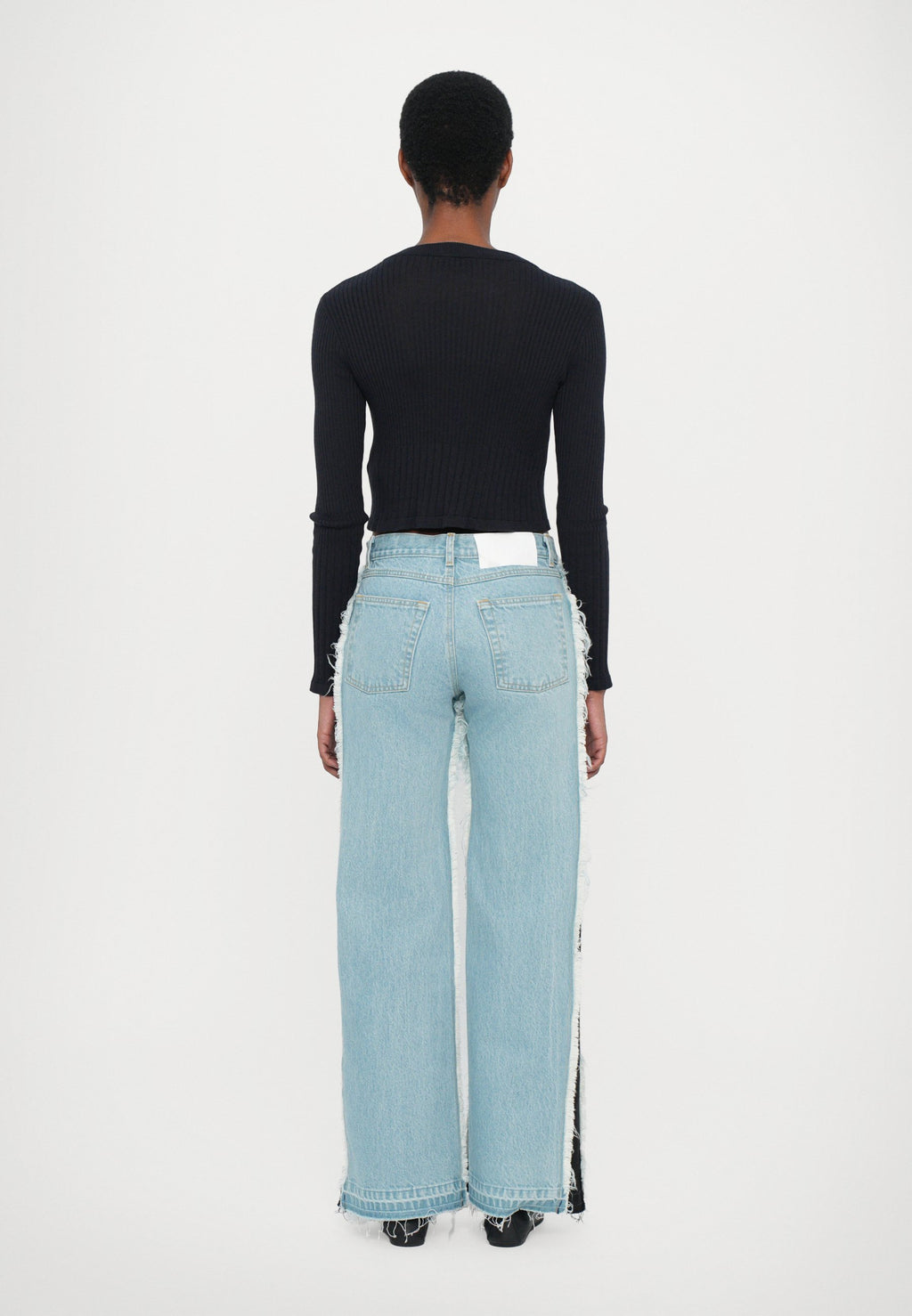 Ksenia Schnaider VINTAGE EFFECT WITH CONTRAST SIDE PANELS