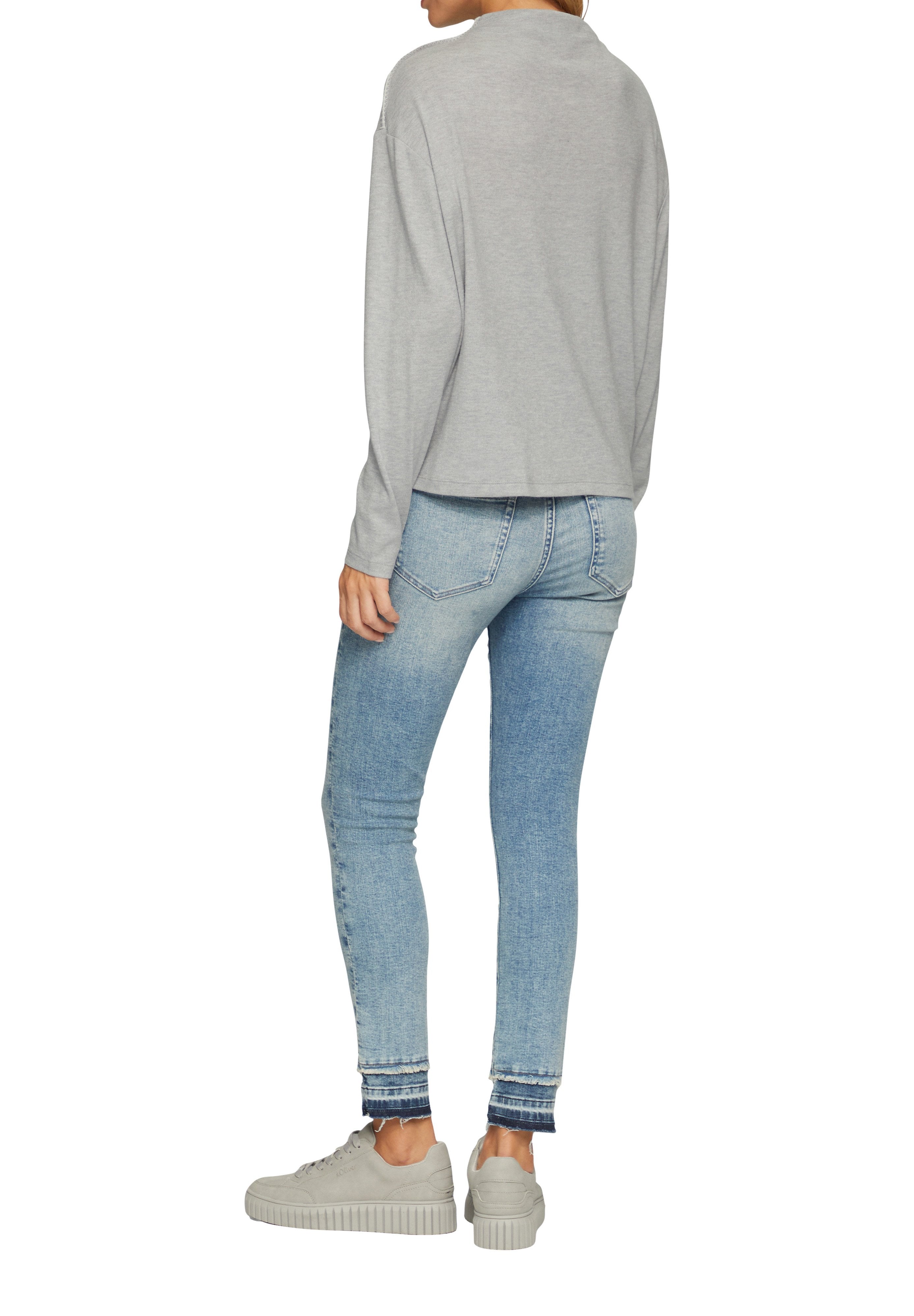 LONGSLEEVE AUS GEBÜRSTETEM JERSEYSTRICK Media 5