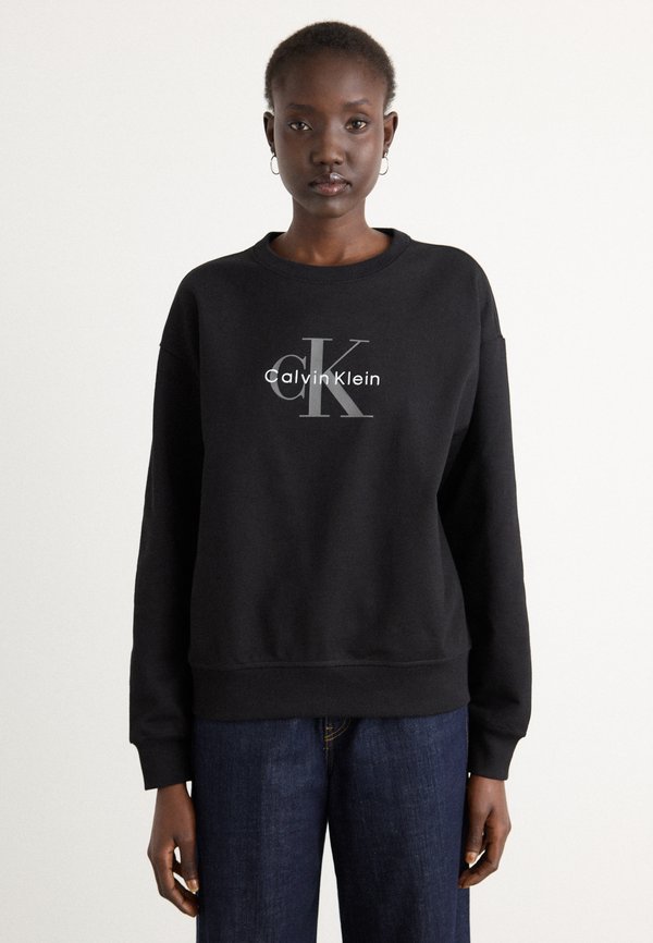 Calvin Klein Jeans MONOLOGO  - Sweatshirt - black