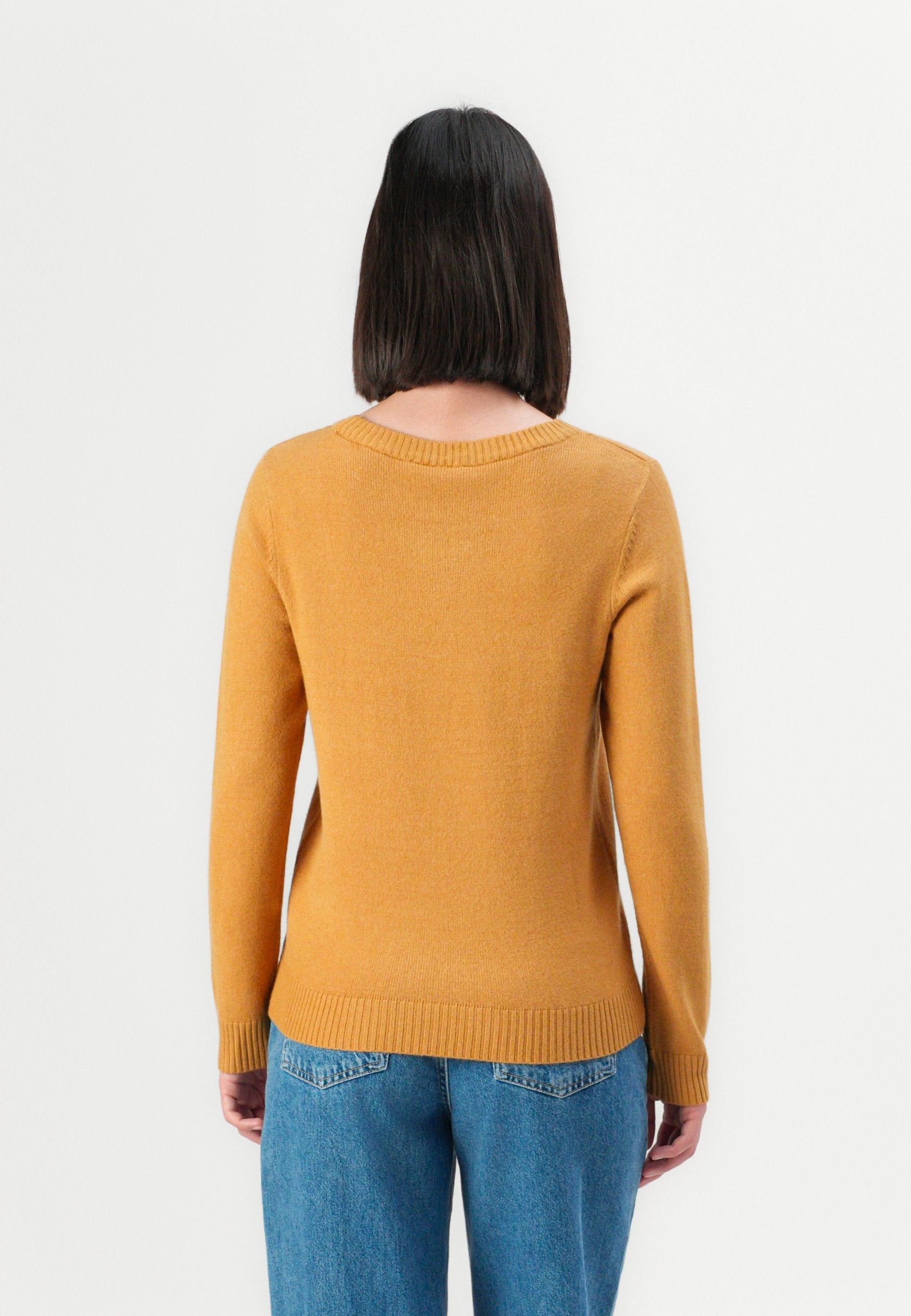 VILA VIRIL O-NECK L/S KNIT TOP - NOOS