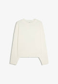 Bershka BOXY ROUND NECK - SWEATER - Jumper - white