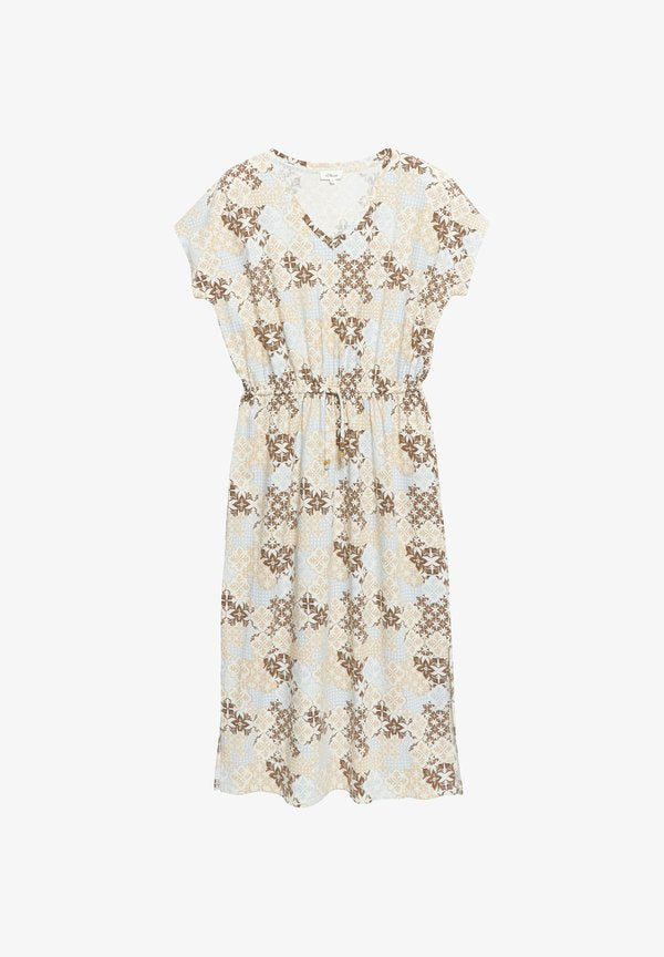 s.Oliver KLEID - Jersey dress - beige