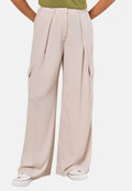 Apricot APRICOT WIDE LEG FLUID CARGO TROUSERS