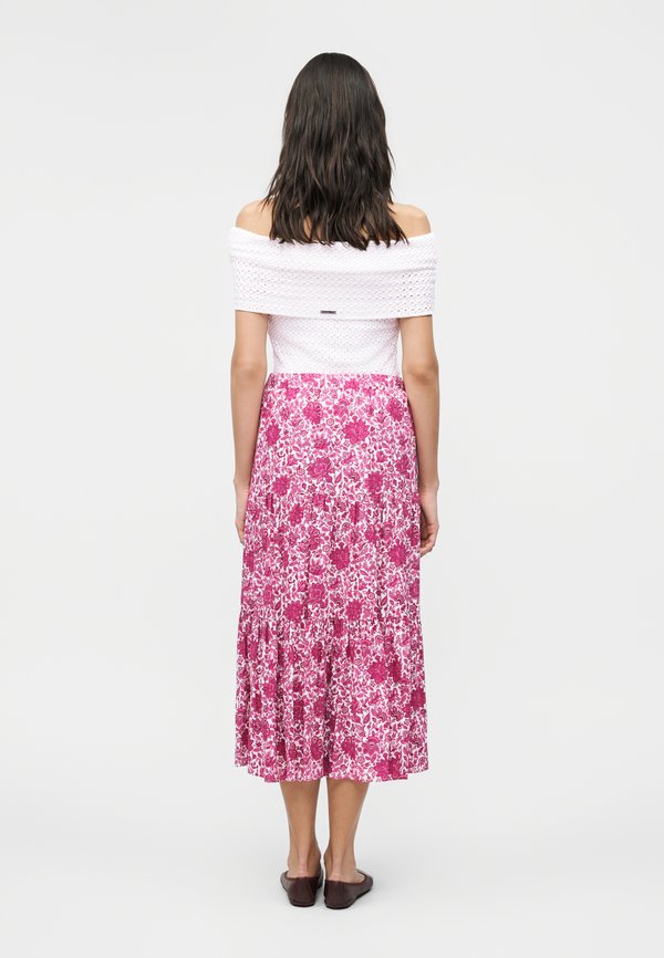 MICHAEL Michael Kors FLORAL MIDI SKIRT