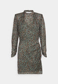 Scotch & Soda MOCK NECK MINI DRESS WITH OPEN BACK DETAIL