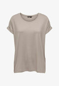 ONLY ONLMOSTER S/S O-NECK TOP NOOS JRS - Basic T-shirt - etherea