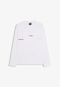 Bershka OUT OF CORE LONG SLEEVE - TSHIRT - Long sleeved top - white