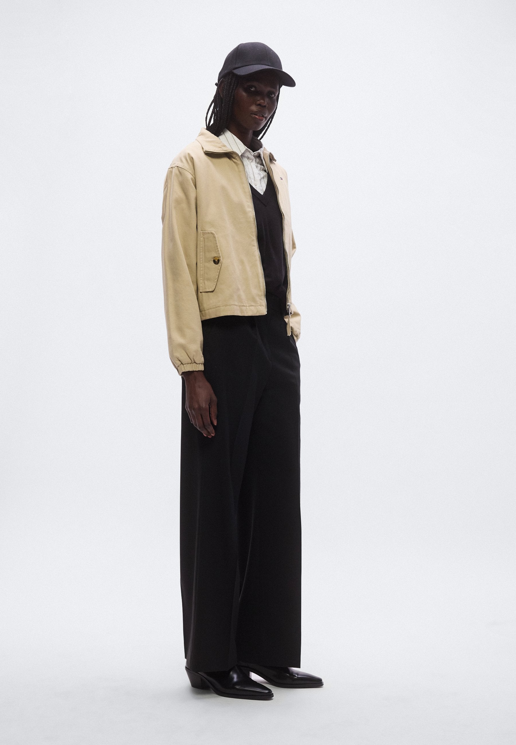 TIMELESS WOOL BLEND WIDE LEG TROUSERS Media 6