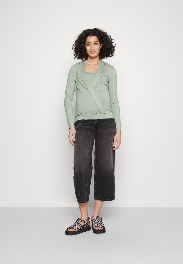 Anna Field MAMA CIRC NURSING WRAP OVER LONG SLEEV