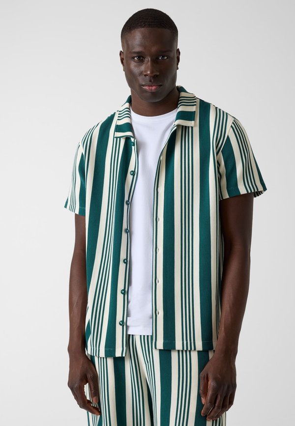 Guess GESTREIFTES HEMD - Shirt - mehrfarbig grün
