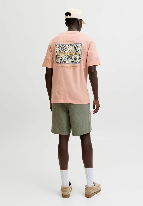 Jack & Jones T- - Print T-shirt - peach melba