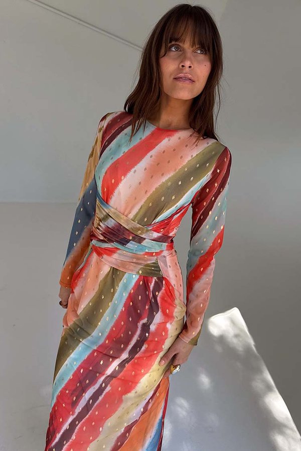Never Fully Dressed SUNSET MIDI DRESS