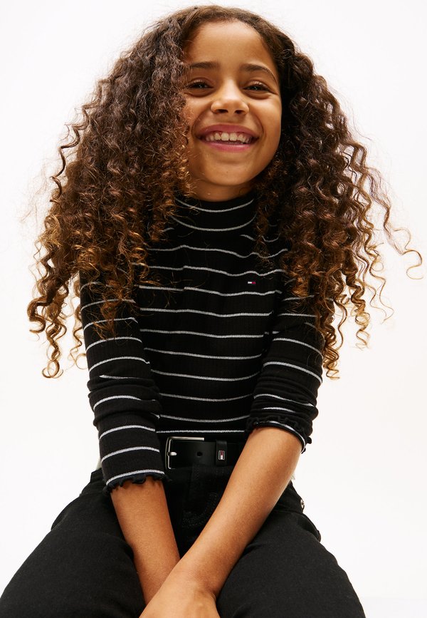 Tommy Hilfiger SPARKLE STRIPE MOCK NECK