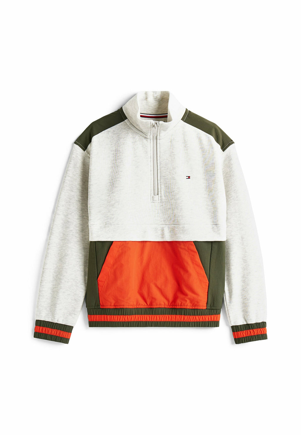 COLOUR-BLOCKED HALF-ZIP Media 1