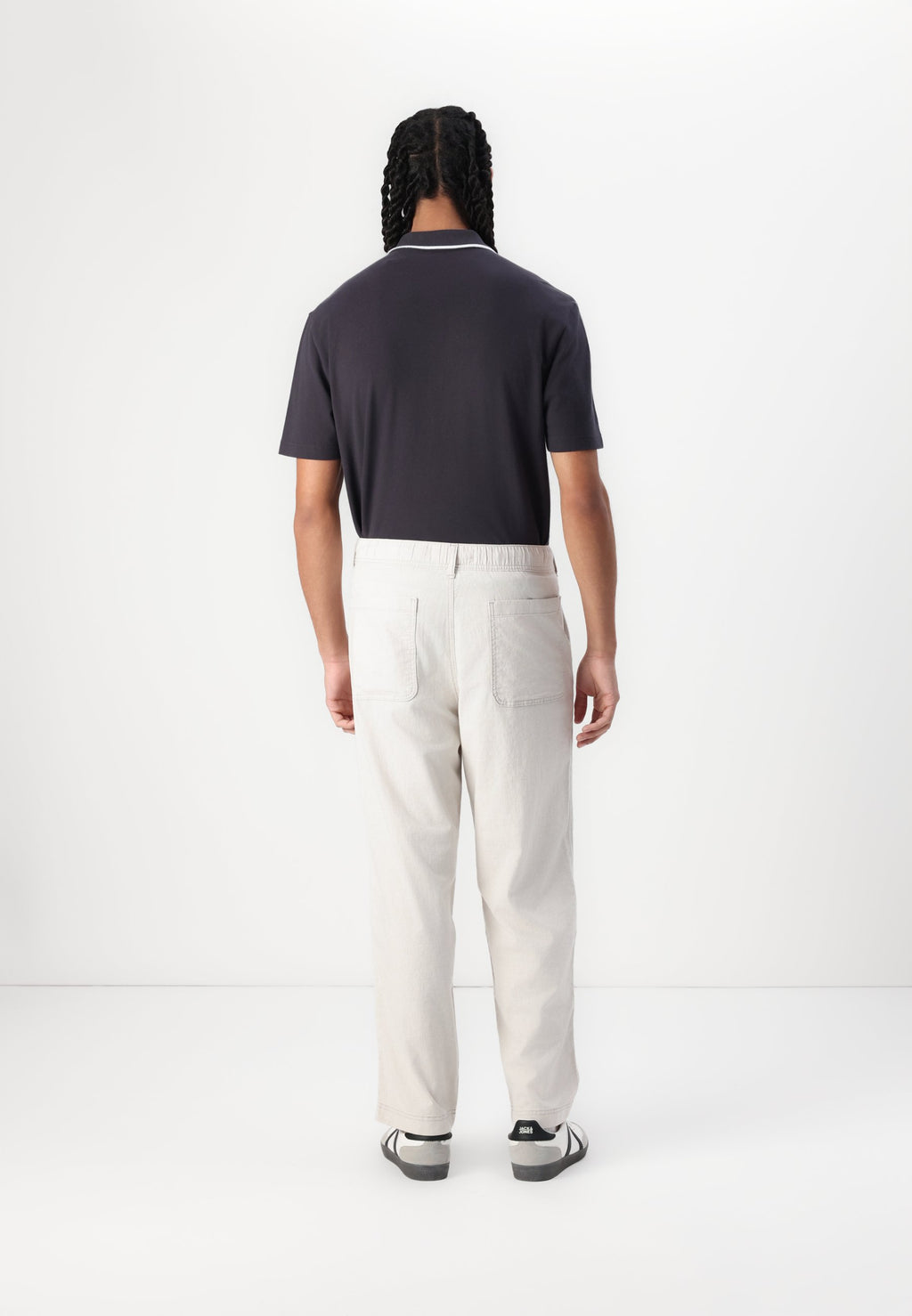 Hollister Co. Linen-Blend Flex-Waist Baggy Pants