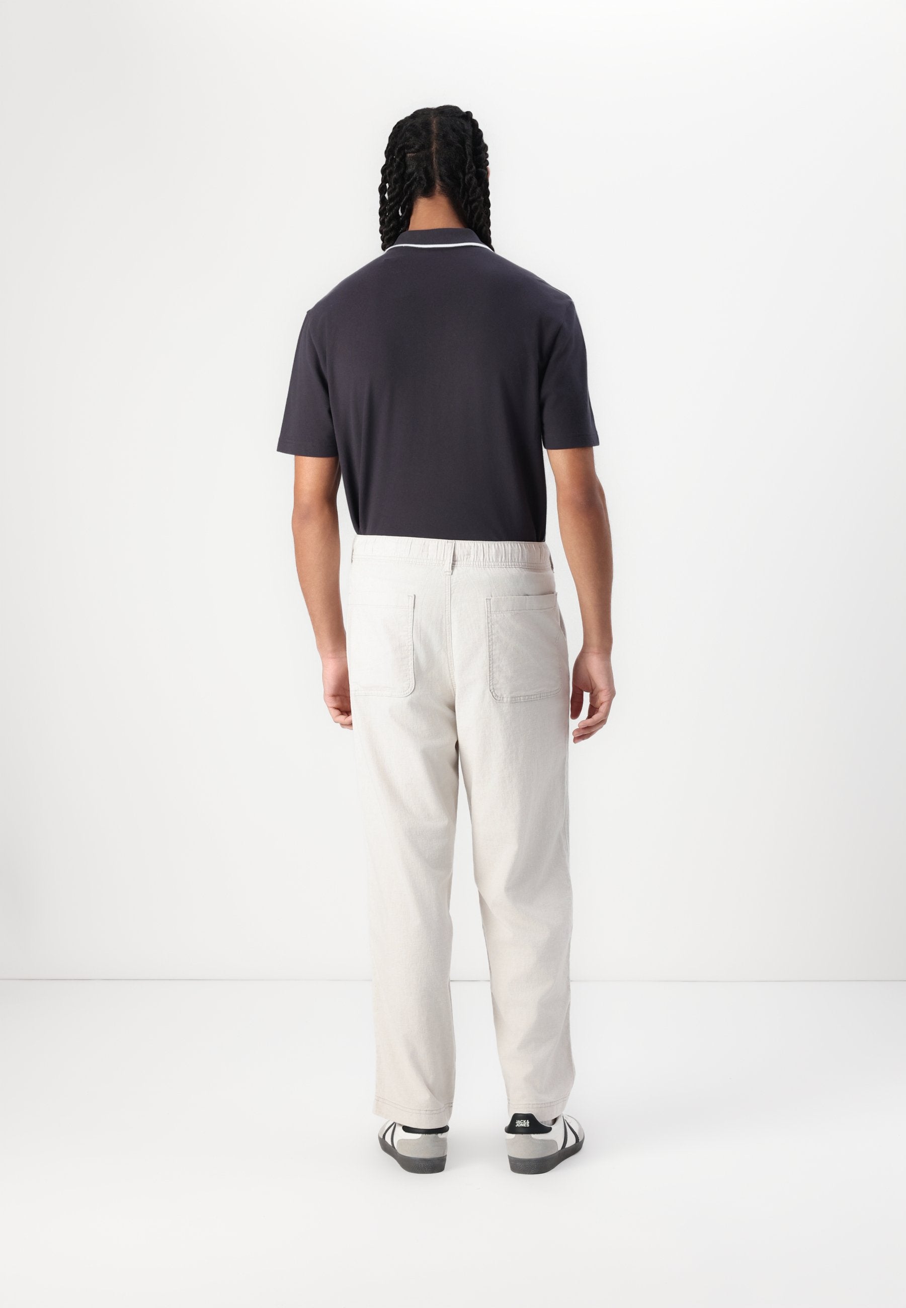 Hollister Co. Linen-Blend Flex-Waist Baggy Pants