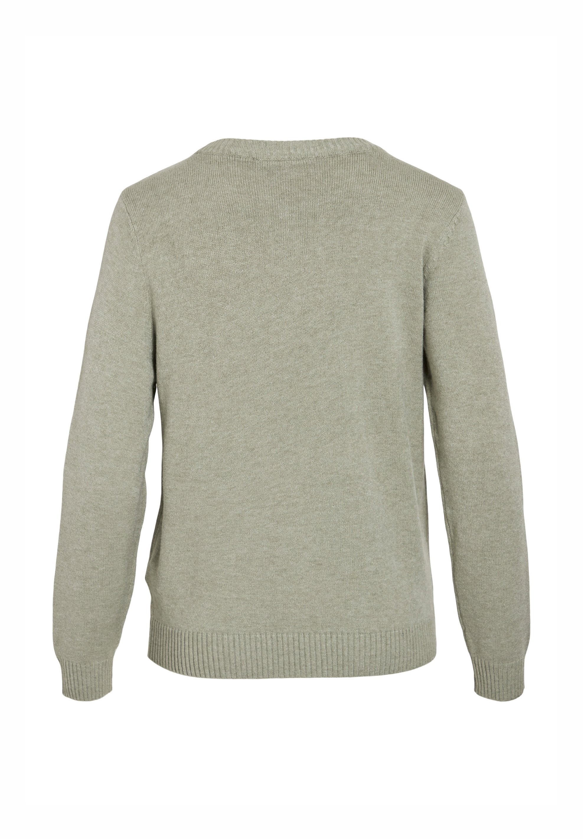 VILA VIRIL O-NECK L/S KNIT TOP - NOOS