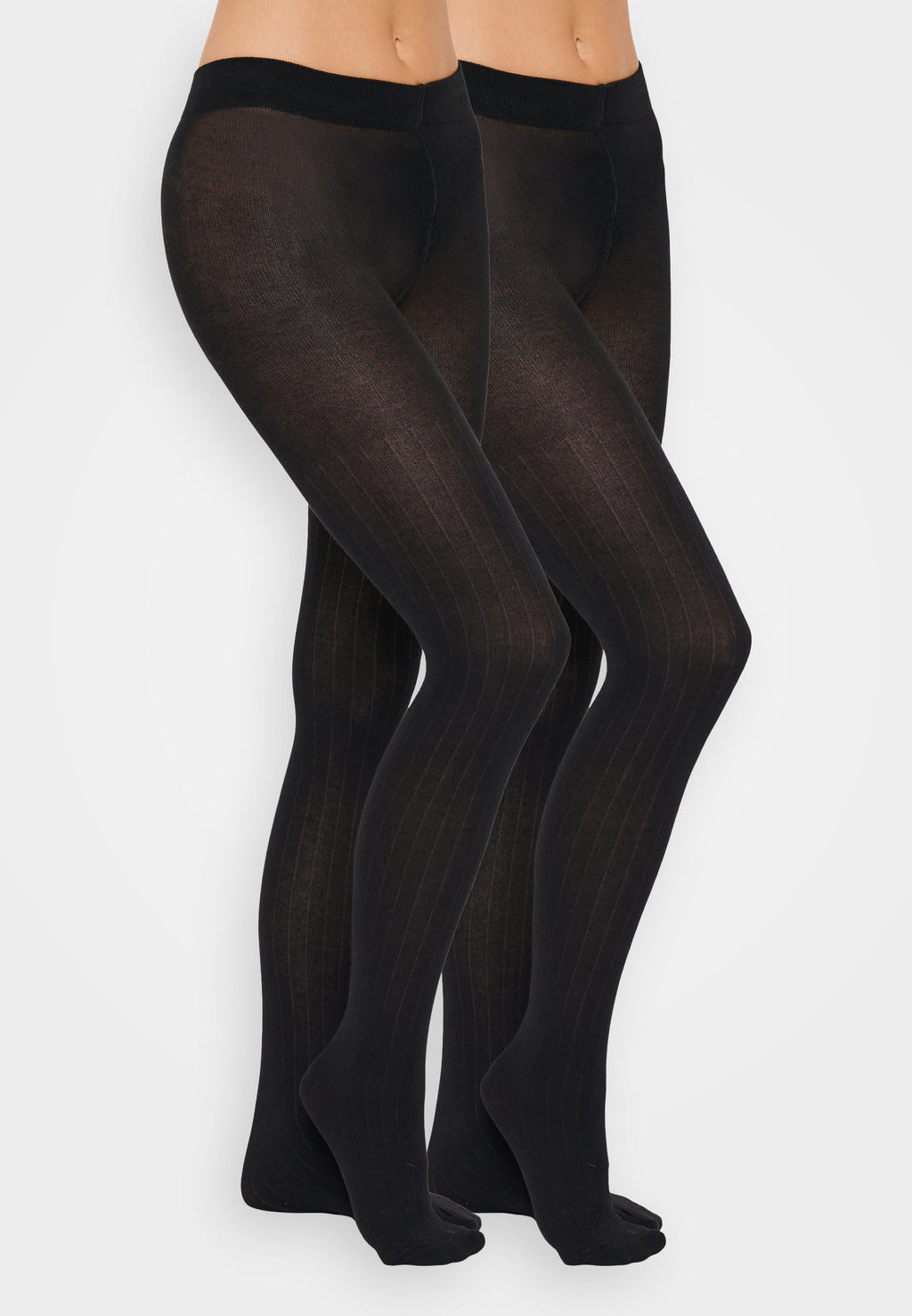 Anna Field RIBBED MODAL BLEND KNITTED TIGHTS 2 PACK