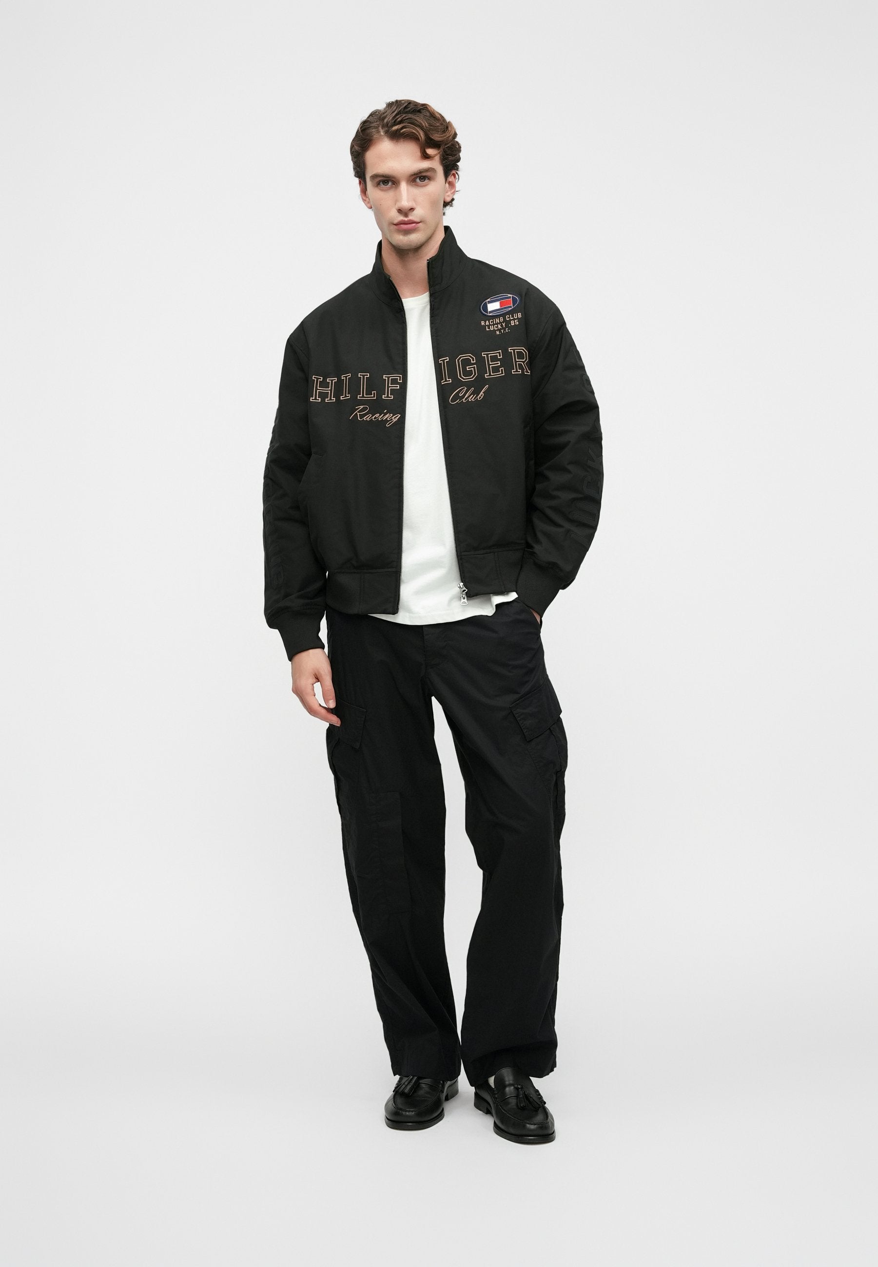 LOGO EMBROIDERY RACING JACKET Media 2