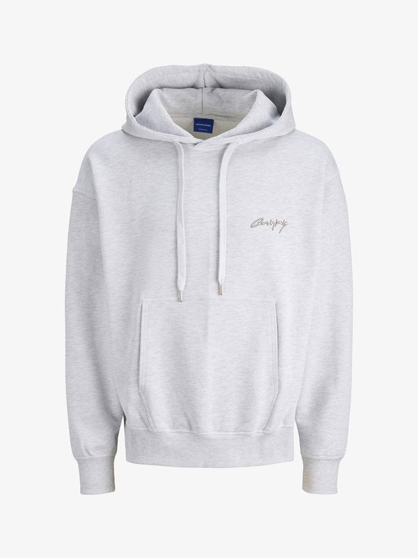 Jack & Jones JORNOSTALGIA TYPO HOOD - Hoodie - bright white