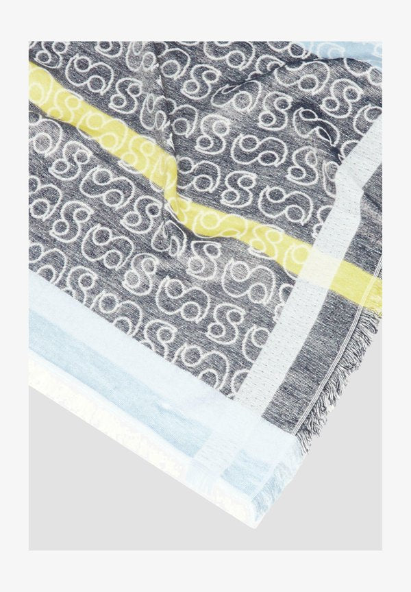 s.Oliver GEMUSTERTER - Foulard - navy