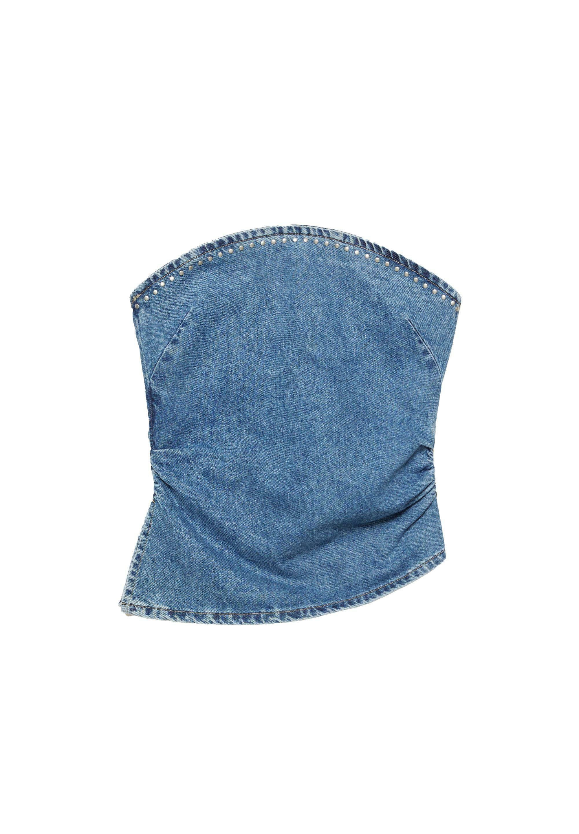 PULL&BEAR STUDDED CORSETRY-INSPIRED