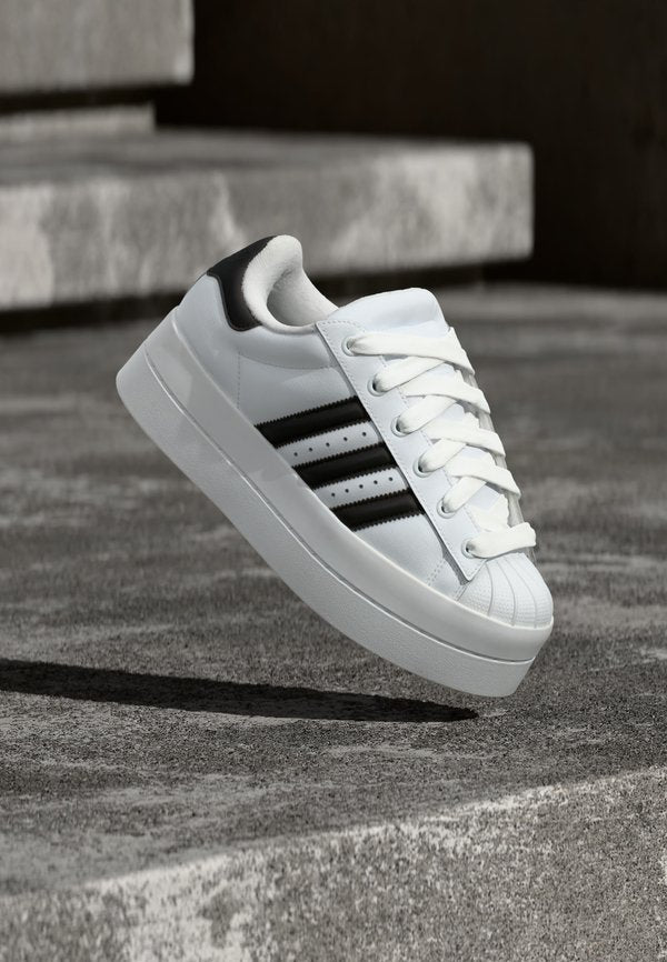 adidas Originals SUPERSTAR STACK - Trainers - footwear white/core black