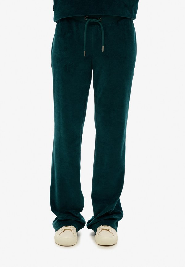 Superdry & Co WIDE LEG JOGGERS - Trousers - dark pine green