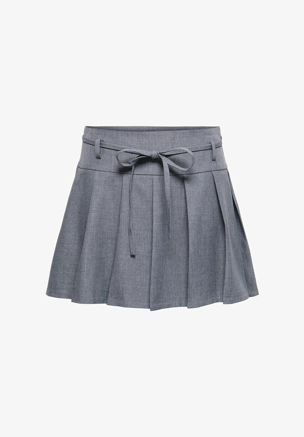 ONLY Skater ONLLINDA Skater Short - A-line skirt - medium grey melange
