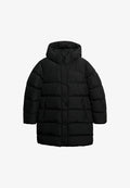 Superdry & Co HOODED PUFFER - Winter coat - black