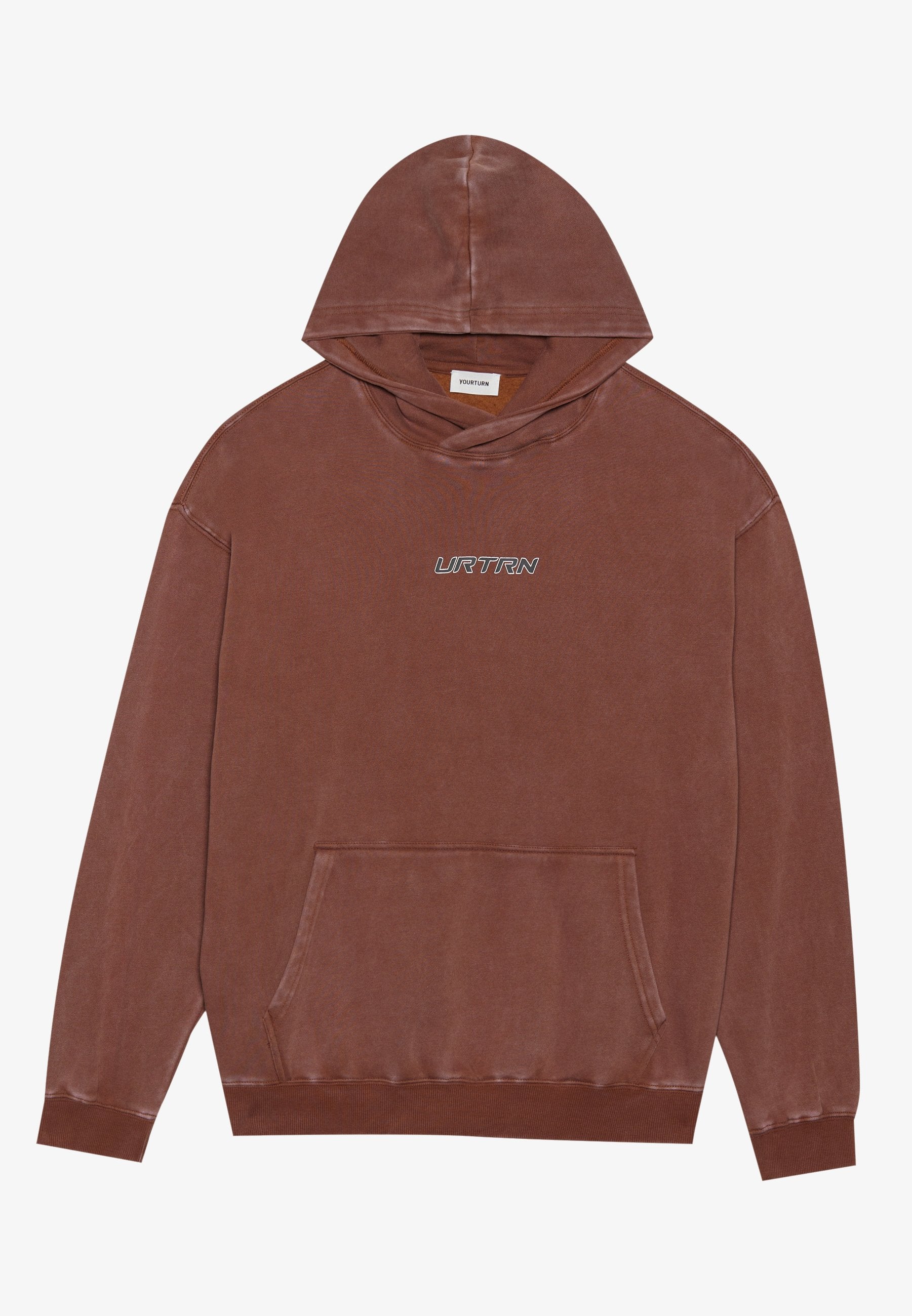 YOURTURN UNISEX RELAXED FIT WASHED HOODIE