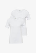 s.Oliver 2 PACK - Basic T-shirt - weiß