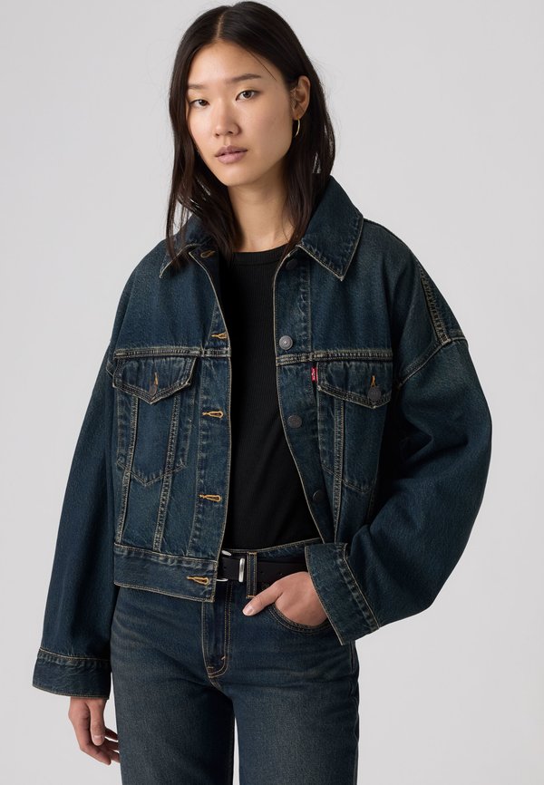 Levi's® LOOSE CROP TRUCKER - Denim jacket - high vibration