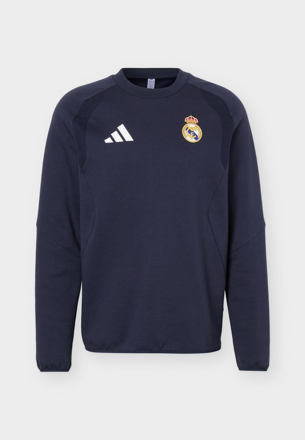 adidas Performance REAL MADRID TIRO TRAVEL CREW - Club wear - night navy