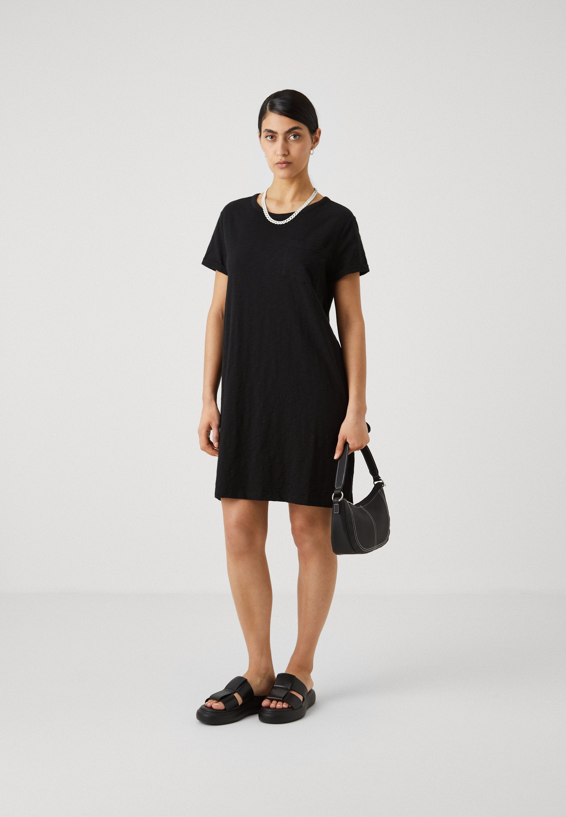 GAP Petite SOLID TEE DRESS