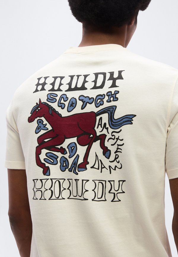 Scotch & Soda FRONT AND BACK ARTWORK REGULAR FIT